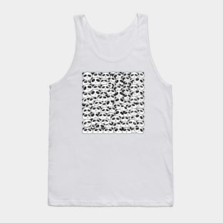 Panda Crowd Pandas Faces Cute Cartoon Pattern Tank Top